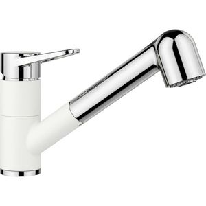 Blanco Wega II-S silgranit/chróm biela + Dodatočná extra zľava 5% po vložení do košíku ! vyobraziť