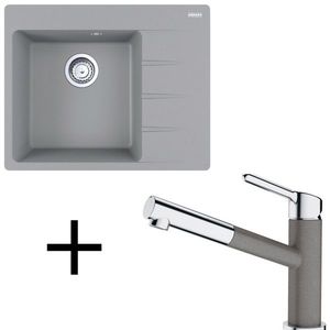 Franke set G215 (CNG 611-62 TL + FC 3055.424) šedý kameň vyobraziť