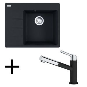 Franke set G223 (CNG 611-62TL + FC 3055.424) čierna matná vyobraziť