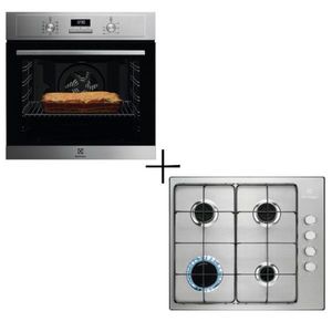 Electrolux EOF3H40X + KGS6404SX vyobraziť