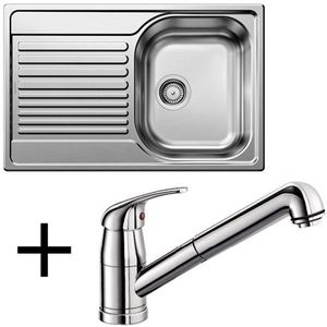 BLANCO TIPO 45 S Compact + DARAS-S chróm + Dodatočná extra zľava 5% po vložení do košíku ! vyobraziť