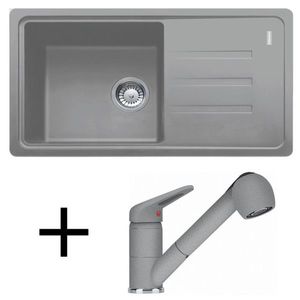 Franke set G122 (BSG 611-78/39 + FC 9547) šedý kameň vyobraziť