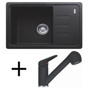 Franke set G118 (BSG 611-62 + FC 9547) onyx vyobraziť
