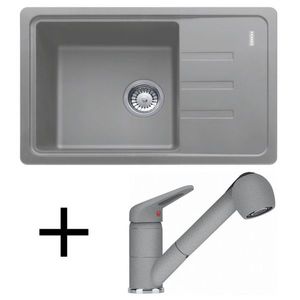 Franke set G118 (BSG 611-62 + FC 9547) šedý kameň vyobraziť