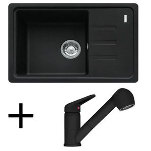 Franke set G118 (BSG 611-62 + FC 9547) čierna matná vyobraziť