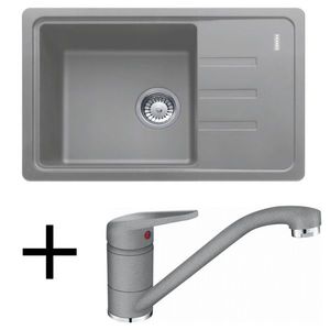 Franke set G117 (BSG 611-62 + FC 9541) šedý kameň vyobraziť