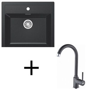 Franke set T25 (SID 610 + FP 9400) čierna vyobraziť
