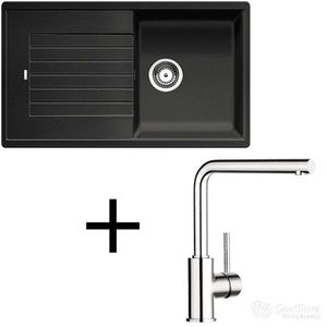 Blanco Set Zia 5 S + Mila chróm antracit + Dodatočná extra zľava 5% po vložení do košíku ! vyobraziť