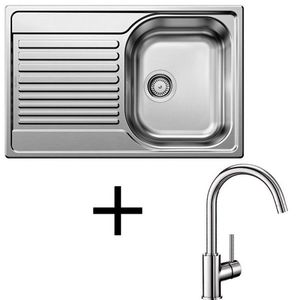 BLANCO SET TIPO 45 S Compact + MIDA chróm + Dodatočná extra zľava 5% po vložení do košíku ! vyobraziť