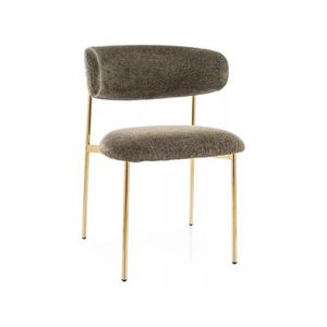 Čalouněná jídelní židle ELTON Raven olivově zelená/zlatá vyobraziť