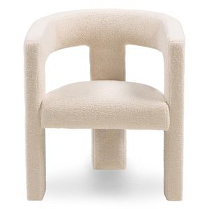 Designové křeslo Lory bouclé béžové vyobraziť