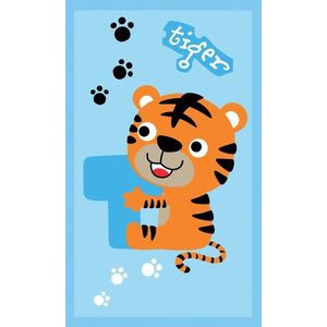 Dětský bavlněný ručník KIDS Tygřík 30x50 cm modrý vyobraziť