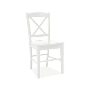 Dřevěná jídelní židle CD-56 bílá vyobraziť