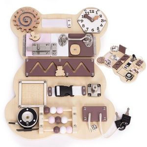 Dřevěná multifunkční tabule BEAR hnědá vyobraziť