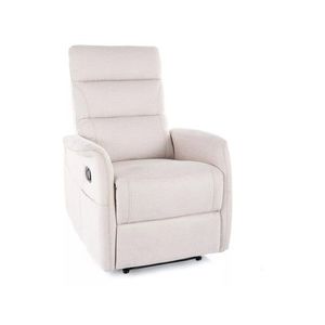Elektrické polohovací křeslo Solon Velvet s masáží světle béžové vyobraziť