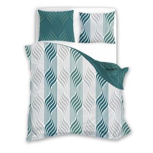 Flanelové povlečení PURE FLANNEL 008 140x200 cm + 2x 70x90 cm šedo-zelené vyobraziť