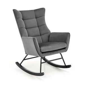 Houpací křeslo Bazalto šedé vyobraziť