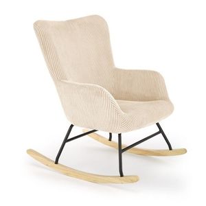 Houpací křeslo Belmiro krémové vyobraziť