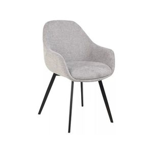 Jídelní křeslo Vinto Brego šedé/černé vyobraziť