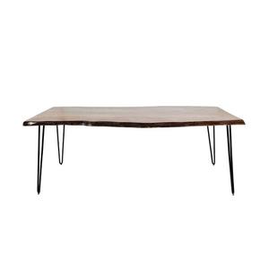 Jídelní stůl Avola 201 cm z masivu ořech/černý vyobraziť