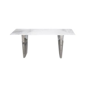 Jídelní stůl Modig 200 cm stříbrný/mramor vyobraziť