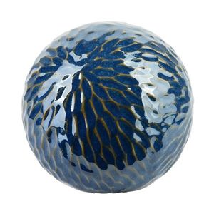 Keramická dekorativní koule Saggio Pattern 10 cm modrá vyobraziť