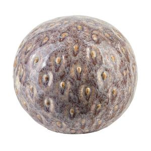 Keramická dekorativní koule Saggio Strawberry 10 cm šedo-hnědá vyobraziť