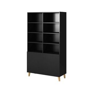 Knižnica PAFOS 100 cm čierna vyobraziť