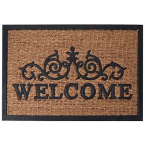 Kokosová rohožka VINTAGE WELCOME 60x40 cm hnědá vyobraziť