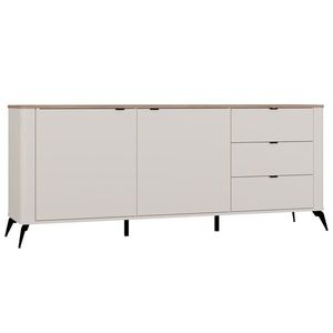 Komoda CORDOBA 2D3S kašmír/dub Castello vyobraziť