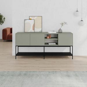 Komoda Houseland Amira 180 cm sivo-zelená vyobraziť