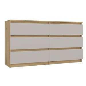 Komoda Malwa M6 140 cm dub artisan/kašmír vyobraziť