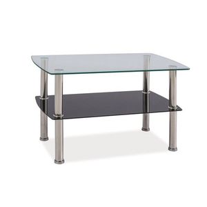 Konferenční stolek Irene čirý/chrom vyobraziť