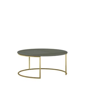 Konferenční stolek Rose Hill 80 cm zelený/zlatý vyobraziť