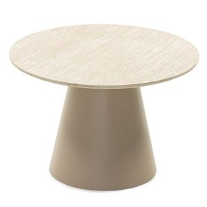 Konferenční stolek Sakala 60 cm travertin/béžový vyobraziť