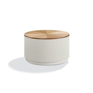 Konferenční stolek Stilig ST580 80 cm z masivu ecru/jilm vyobraziť