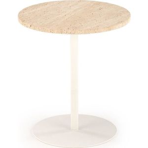 Konferenční stolek Traverso 35 cm travertin/bílý vyobraziť