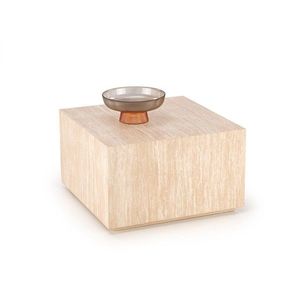 Konferenční stolek Travertino I travertin vyobraziť