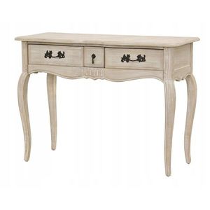 Konzolový stolek Venezia 110 cm z masivu béžový vyobraziť
