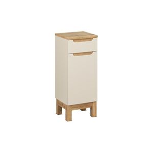 Koupelnová skříňka Bali s deskou 35 cm kašmírová/dub wotan vyobraziť