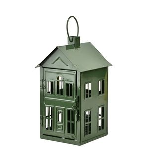 Kovová lucerna Roger 14, 8x14, 3x26, 8 cm zelená vyobraziť
