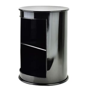 Kovový odkládací stolek ROGER černý vyobraziť