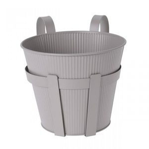 Kovový závěsný květináč Balco béžový vyobraziť