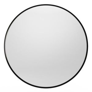 Kulaté nástěnné zrcadlo Mira 60 cm černé vyobraziť