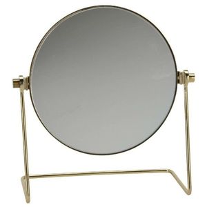 Kulaté stolní zrcadlo LOLY zlaté vyobraziť