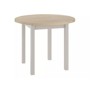 Kulatý jídelní stůl Adam 80 cm dub cremona torro/kašmír vyobraziť