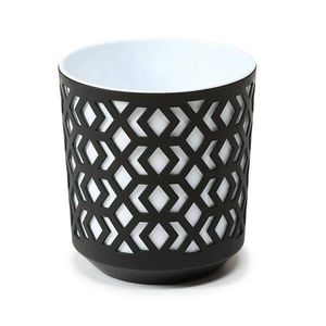 Květináč Etnic 14x15 cm černo-bílý vyobraziť