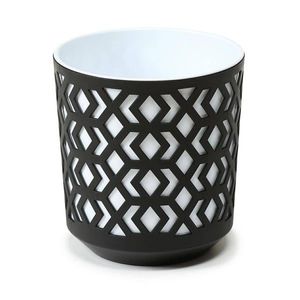 Květináč Etnic 25x27 cm černo-bílý vyobraziť