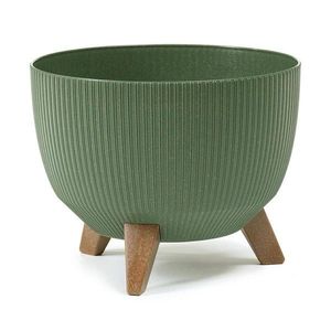 Květináč Rosa Linea 24x15 cm zelený vyobraziť