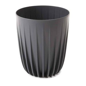 Květináč STRIPPED ECO VI 25 cm antracitová vyobraziť